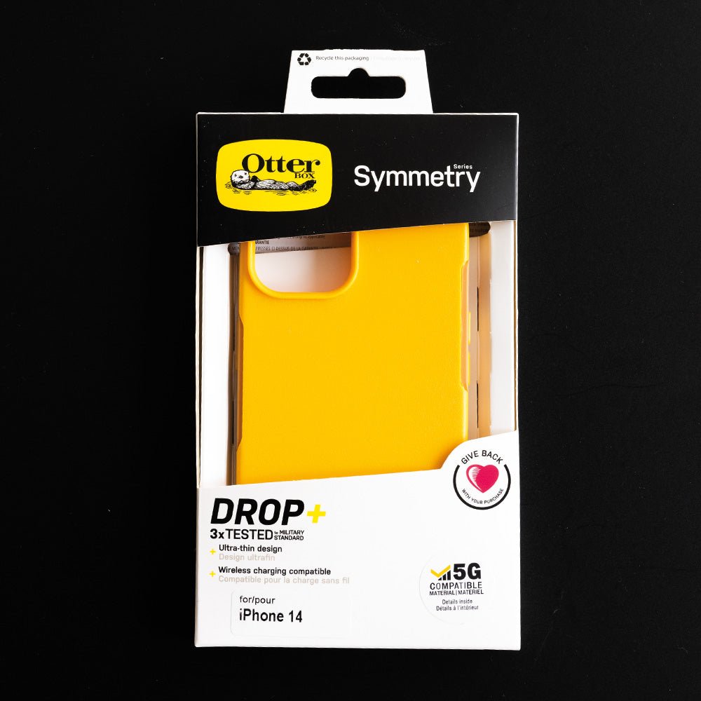 Estuche Clásico OtterBox Symmetry Apple iPhone 14 Color Amarillo