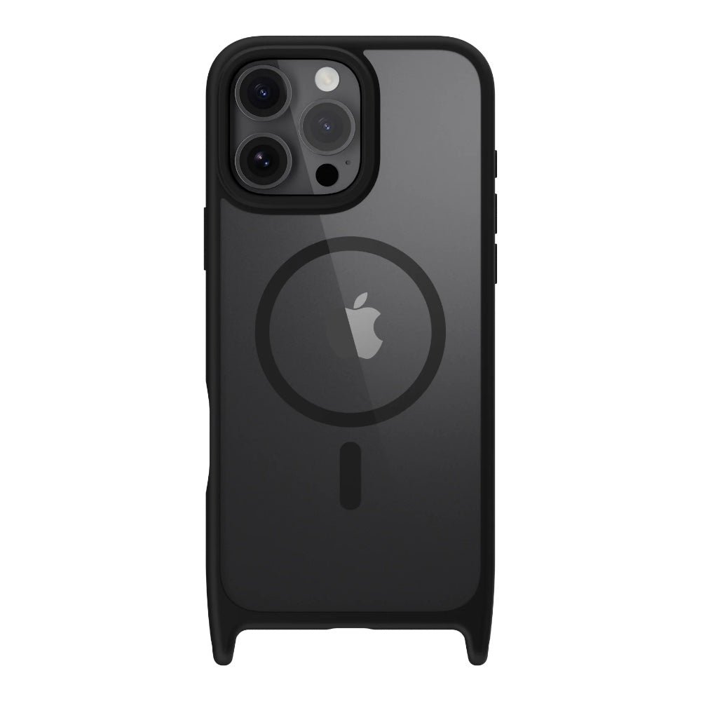 Estuche MagEasy Skin iPhone 16 Pro Roam M Shockproof Protective Case With Lanyard For 2024 iPhone 3 Lenses Color Negro