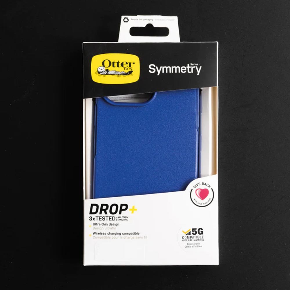 Estuche Clásico OtterBox Symmetry Apple iPhone 13 Pro Max Color Azul