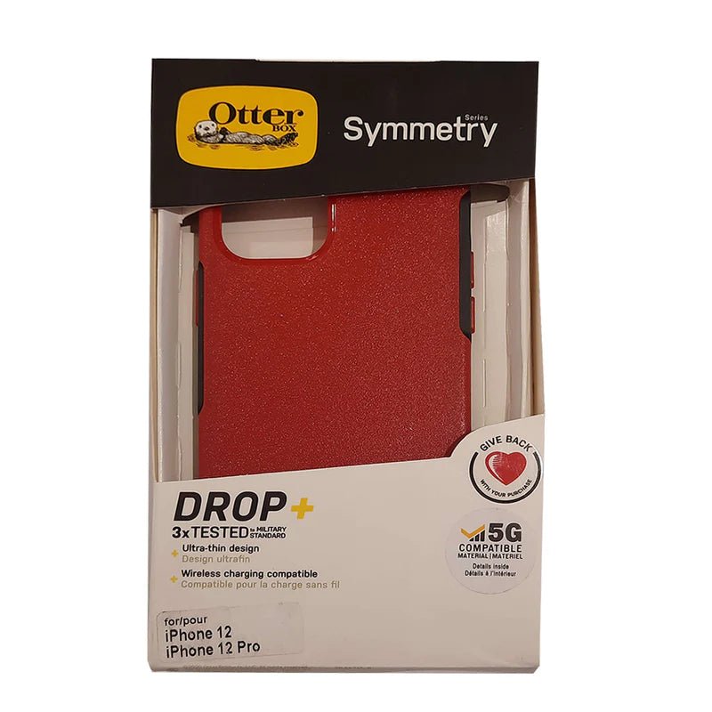 Estuche Clásico OtterBox Symmetry Apple iPhone 12 Pro Color Rojo