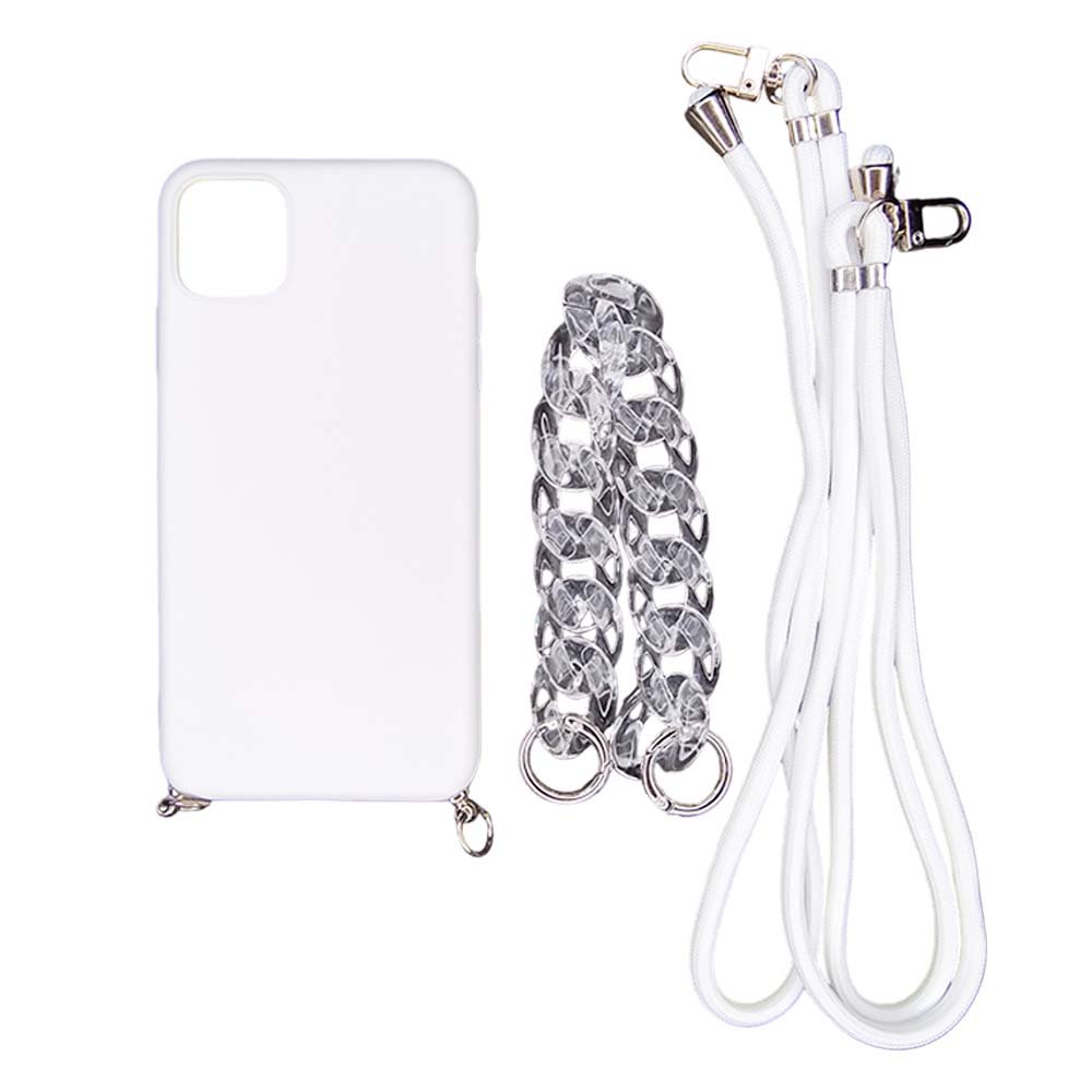 Estuche El Rey Strap para iPhone 11 - Blanco