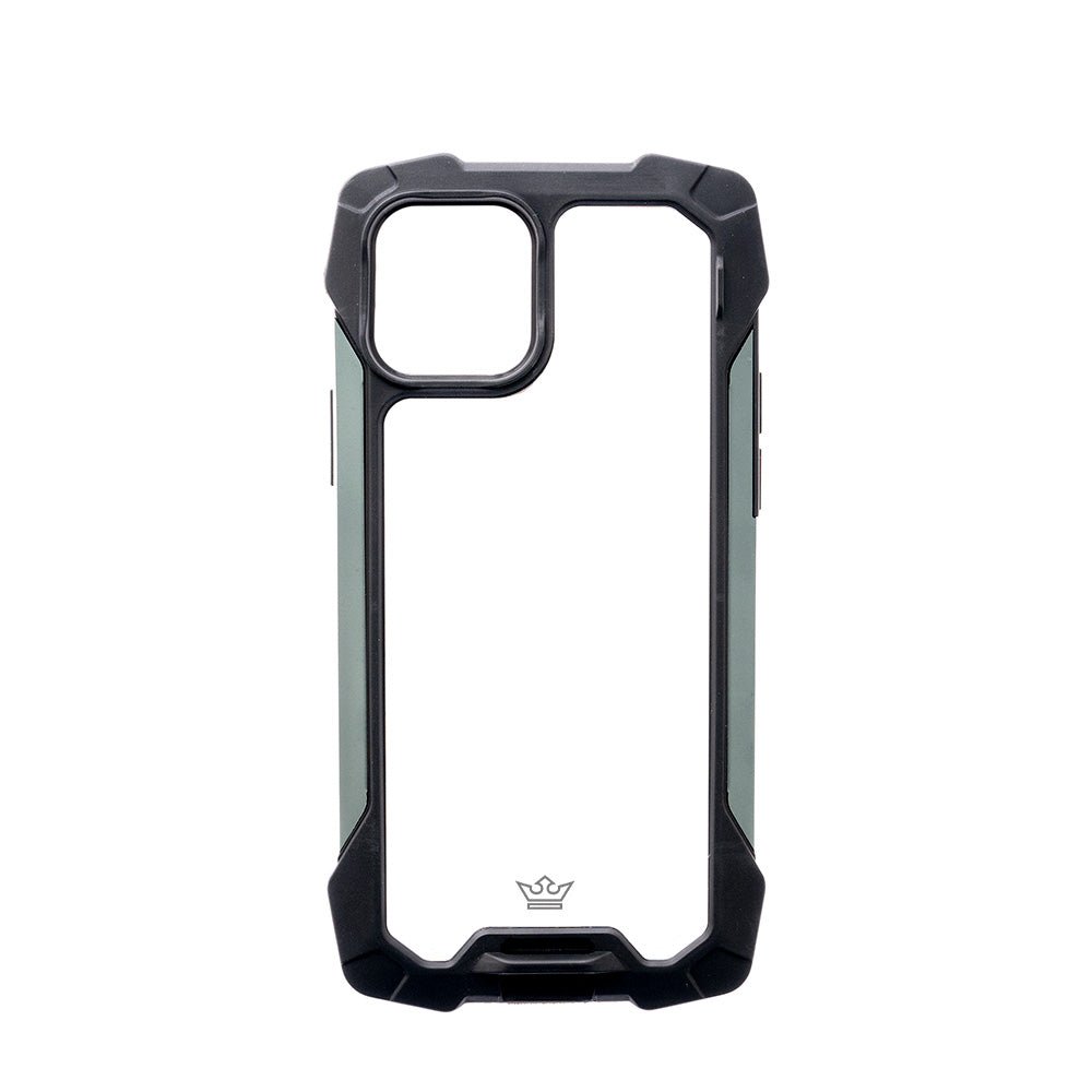 Estuche Clásico el Rey Impact 10 Metros de Protección Apple iPhone 12 Pro Max Color Negro / Gris