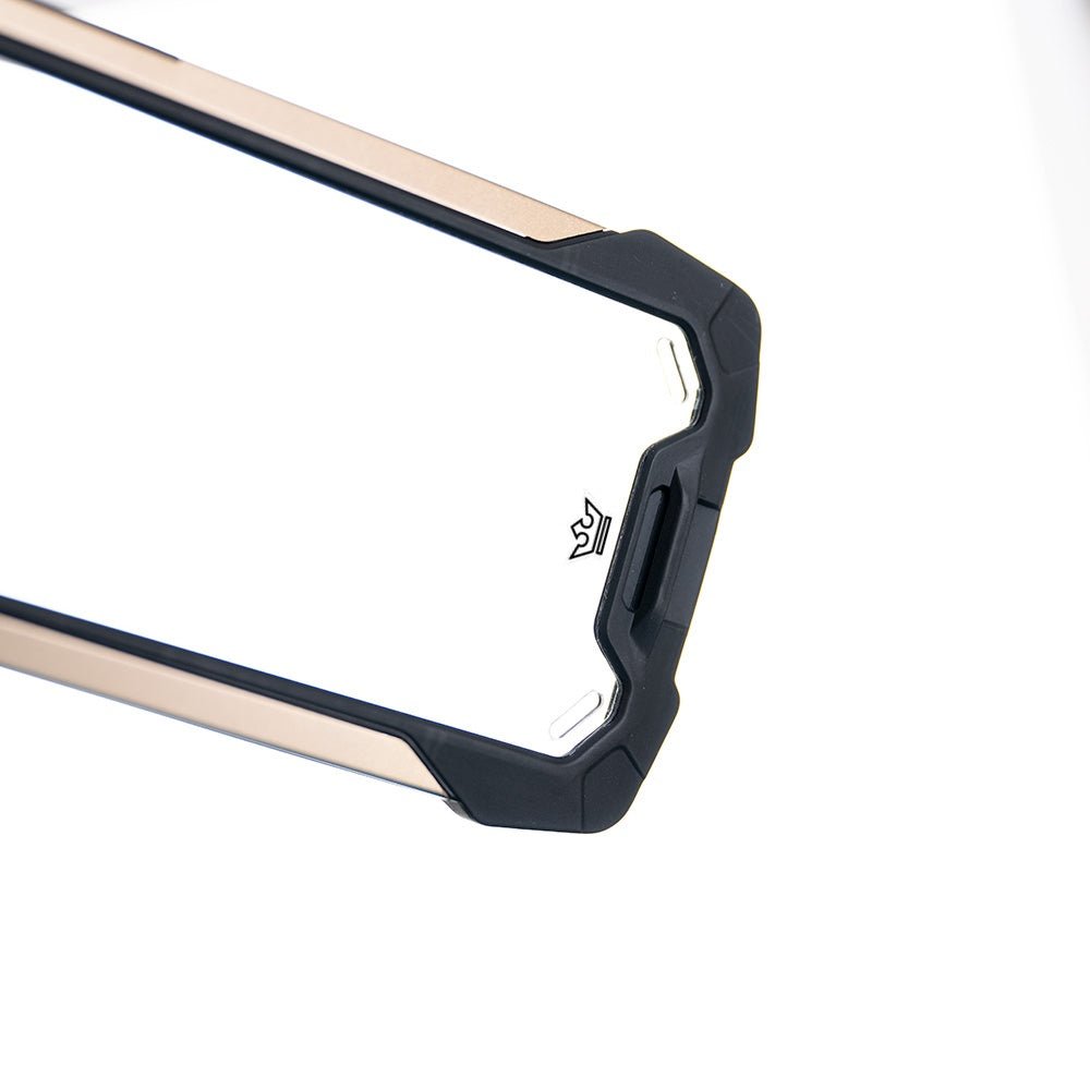 Estuche Clásico el Rey Impact 10 Metros de Protección Apple iPhone 12 Pro Max Color Negro / Dorado — foto 4