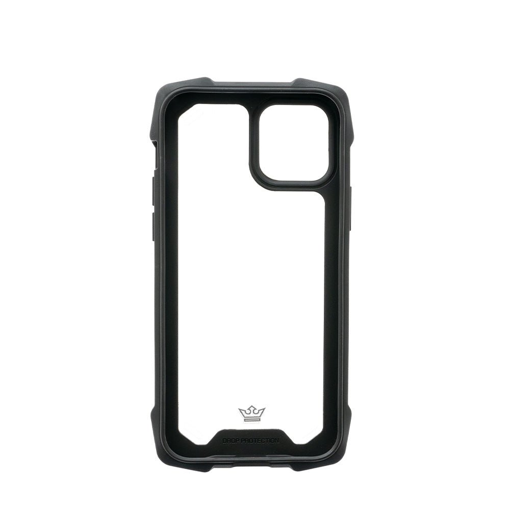 Estuche Clásico el Rey Impact 10 Metros de Protección Apple iPhone 12 Pro Max Color Negro / Plateado — foto 3