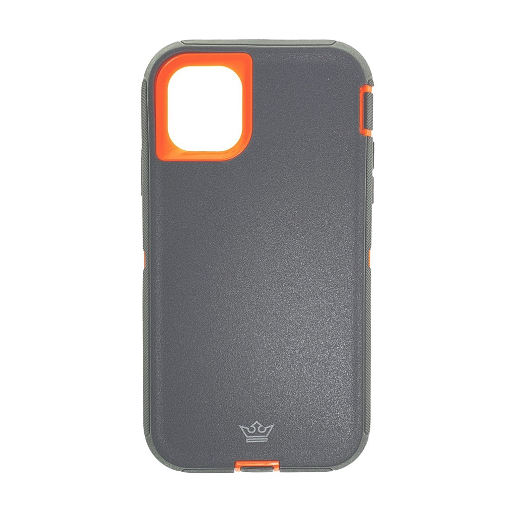 Case El Rey Defender | iPhone 11 Pro | Gris/naranja