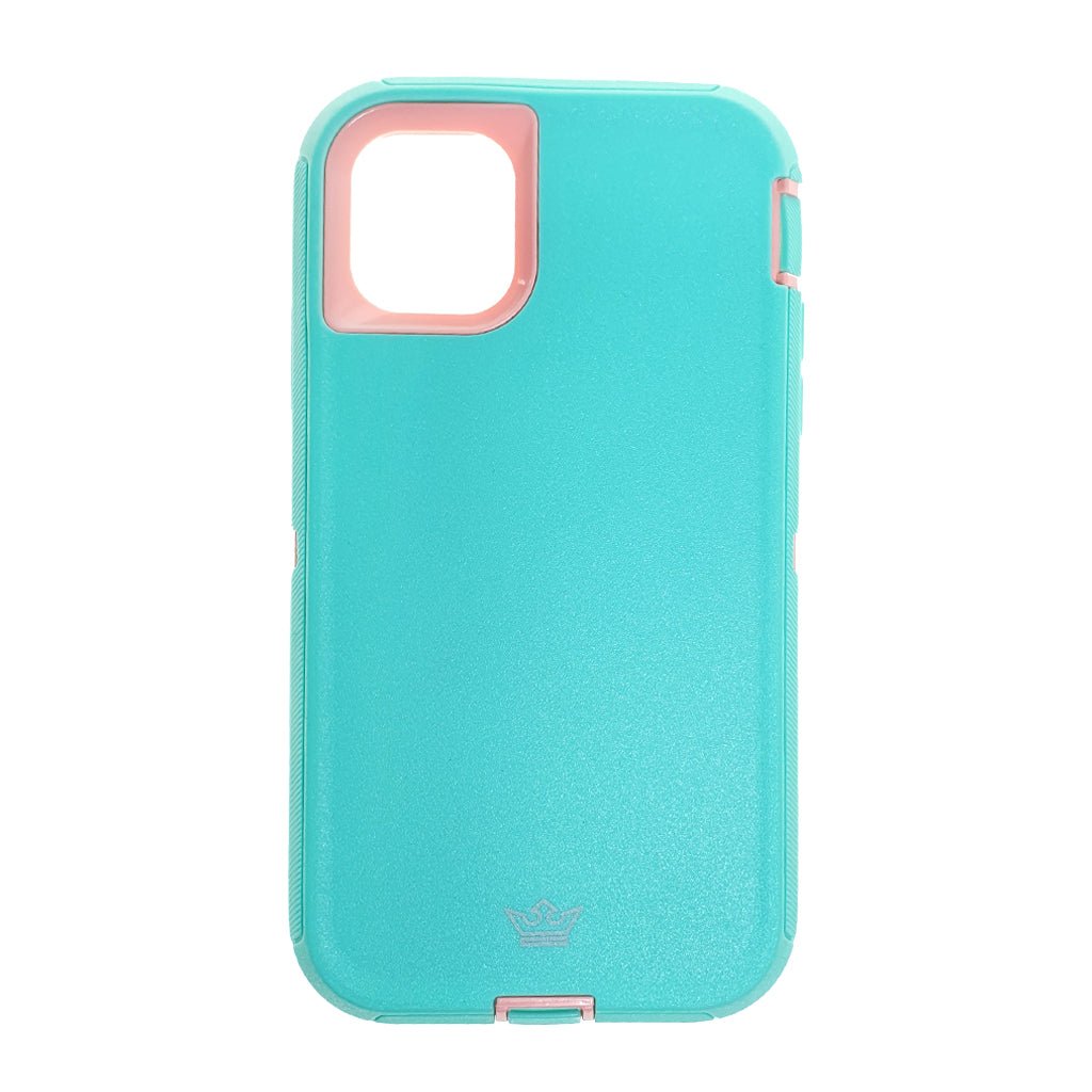 Case El Rey Defender | iPhone 11 Pro | Turquesa/rosado