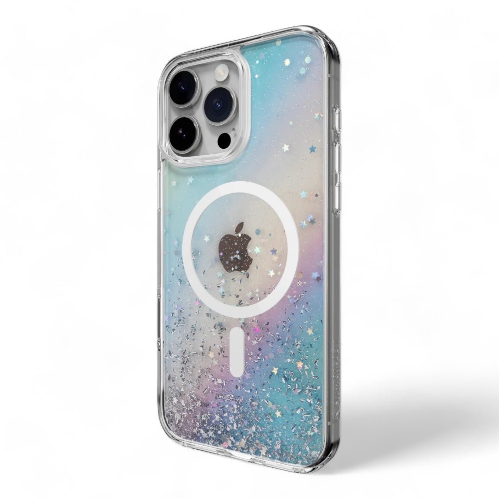 Estuche SwitchEasy Starfield iPhone 16 Pro Starfield M 3d Glitter Shockproof Case Galaxy Color Multicolor — foto 2