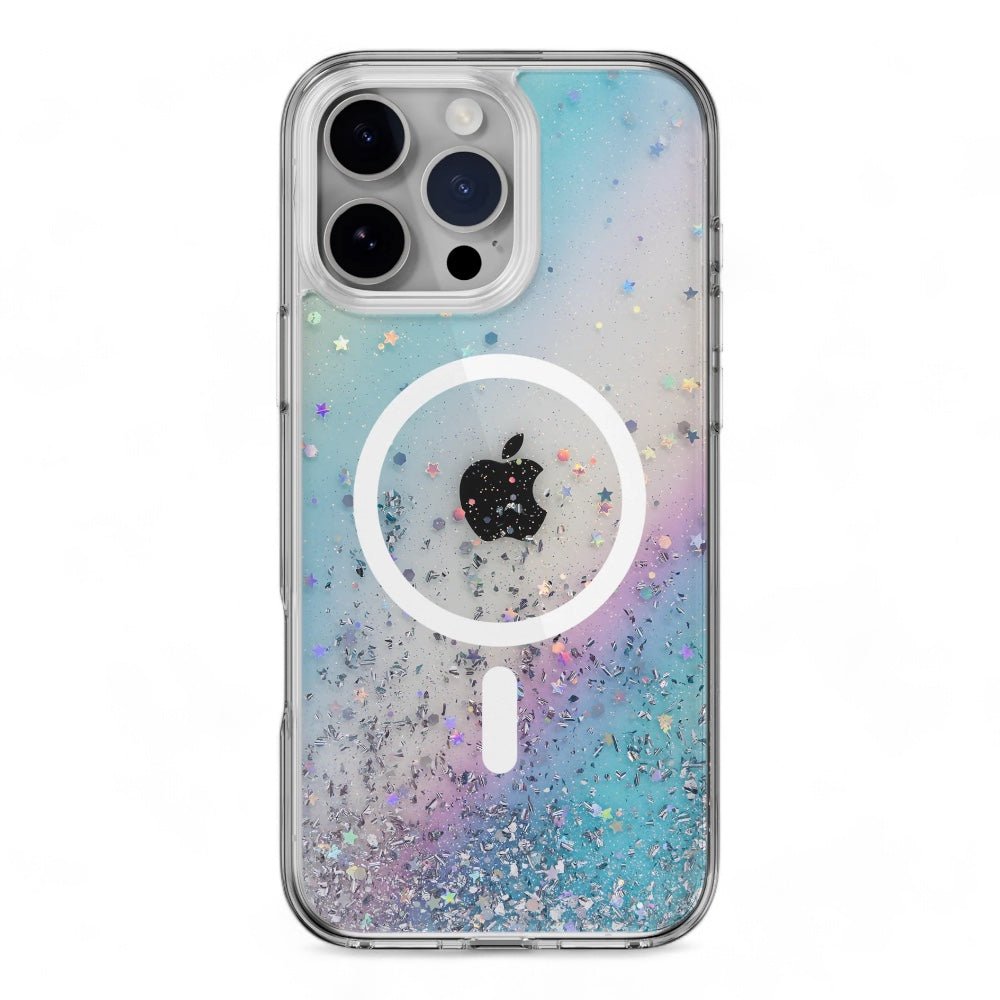 Estuche SwitchEasy Starfield iPhone 16 Pro Starfield M 3d Glitter Shockproof Case Galaxy Color Multicolor