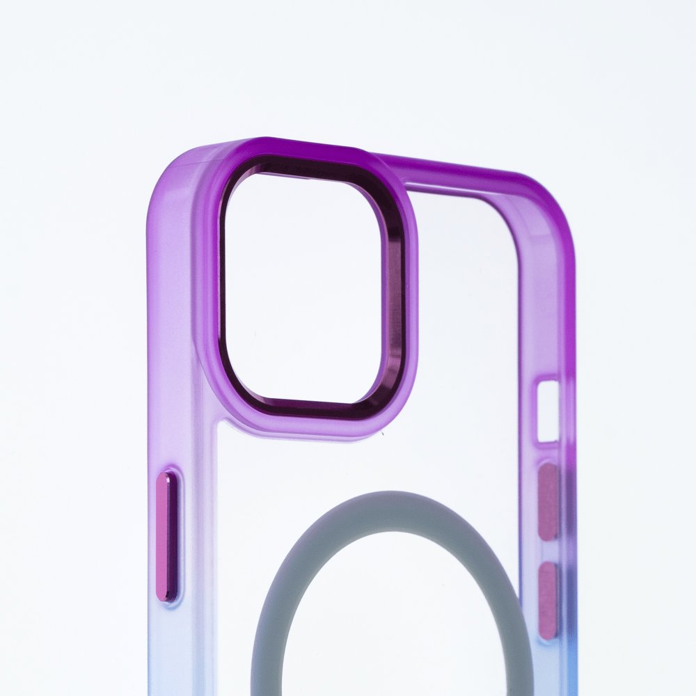Estuche MagSafe El Rey Degrade para iPhone 14 Pro - Morado/Azul — foto 4