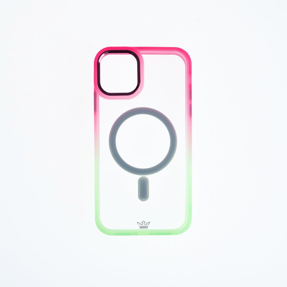Estuche MagSafe el Rey Degrade Borde y MagSafe Apple iPhone 13 Pro Max Color Rosado / Venta