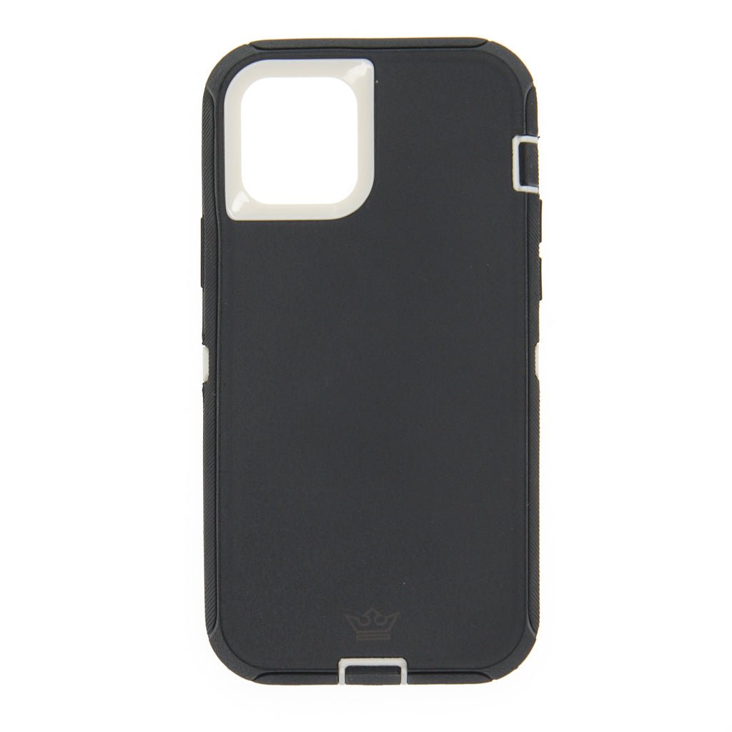 Case El Rey Defender con Clip | Apple iPhone 12 Mini | Negro / Blanco