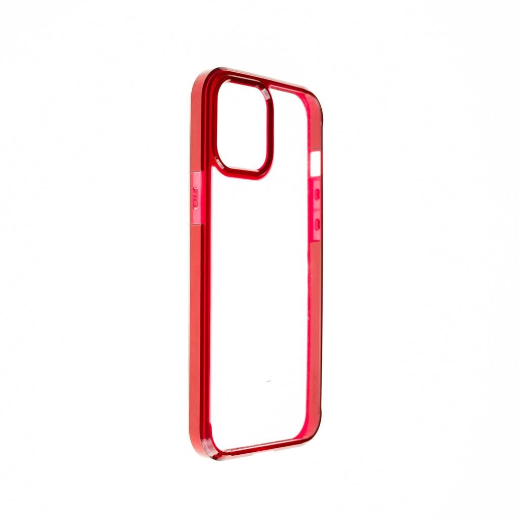 Estuche Clásico Spigen Transparente Marco Apple iPhone 13 Pro Max Color Rojo / Transparente — foto 2