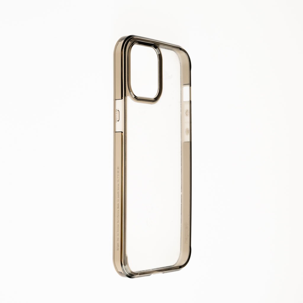 Estuche Clásico Spigen Transparente Marco Apple iPhone 13 Pro Color Gris / Transparente — foto 3