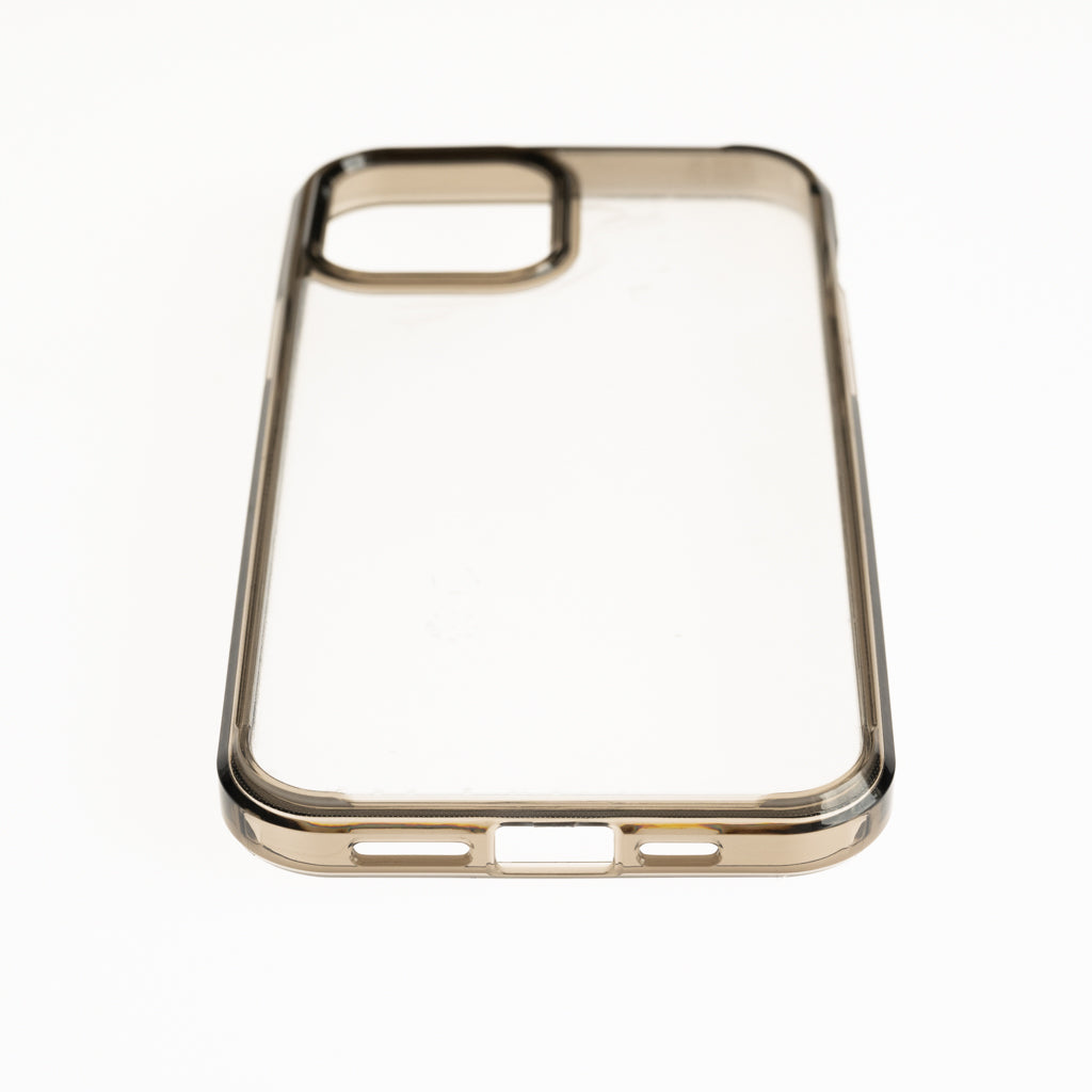 Estuche Clásico Spigen Transparente Marco Apple iPhone 13 Pro Color Gris / Transparente — foto 5