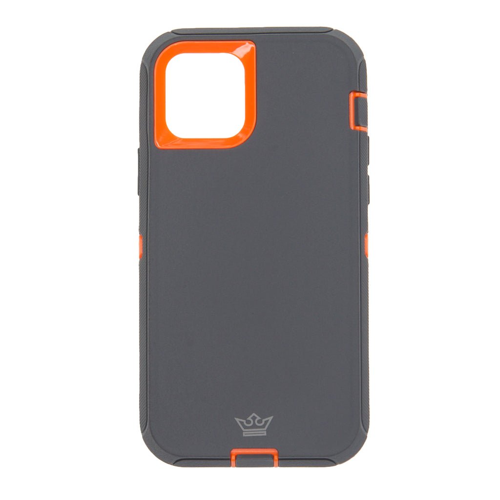 Case El Rey Defender | iPhone 12 Mini | Gris Naranja