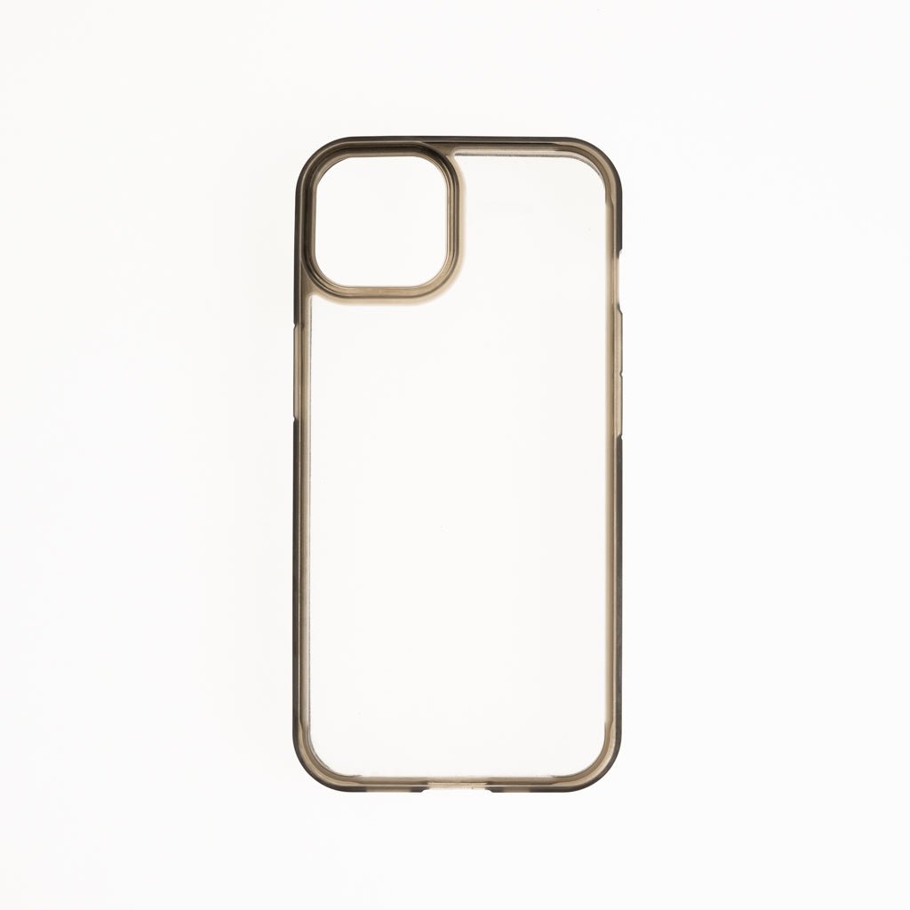 Estuche Spigen Transparente para iPhone 13 - Gris