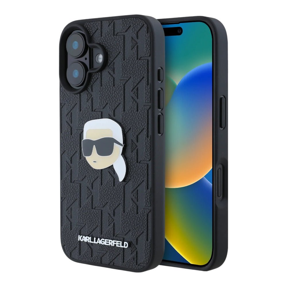 Estuche Karl Lagerfeld Skin iPhone 16 - Negro