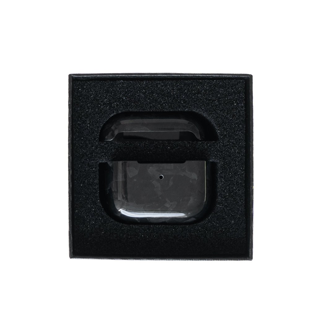Estuche Clásico El Rey Trenzado Fibra Carbon Apple AirPods Gen 3 Color Fibra Carbon Negro