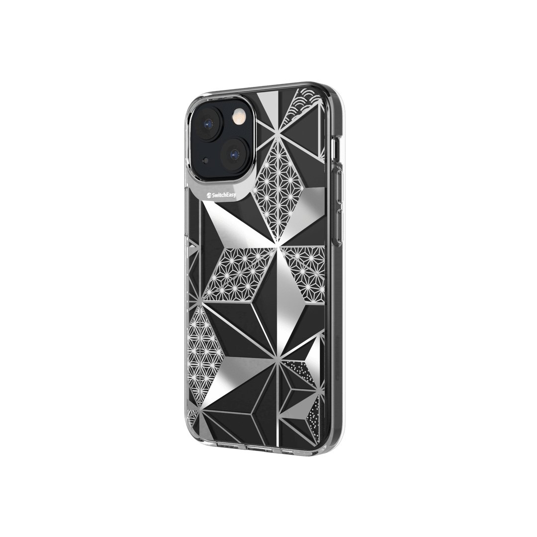 Estuche Clásico SwitchEasy Artist Double In Mold Decoration Apple iPhone 13 Color Asanoha — foto 3
