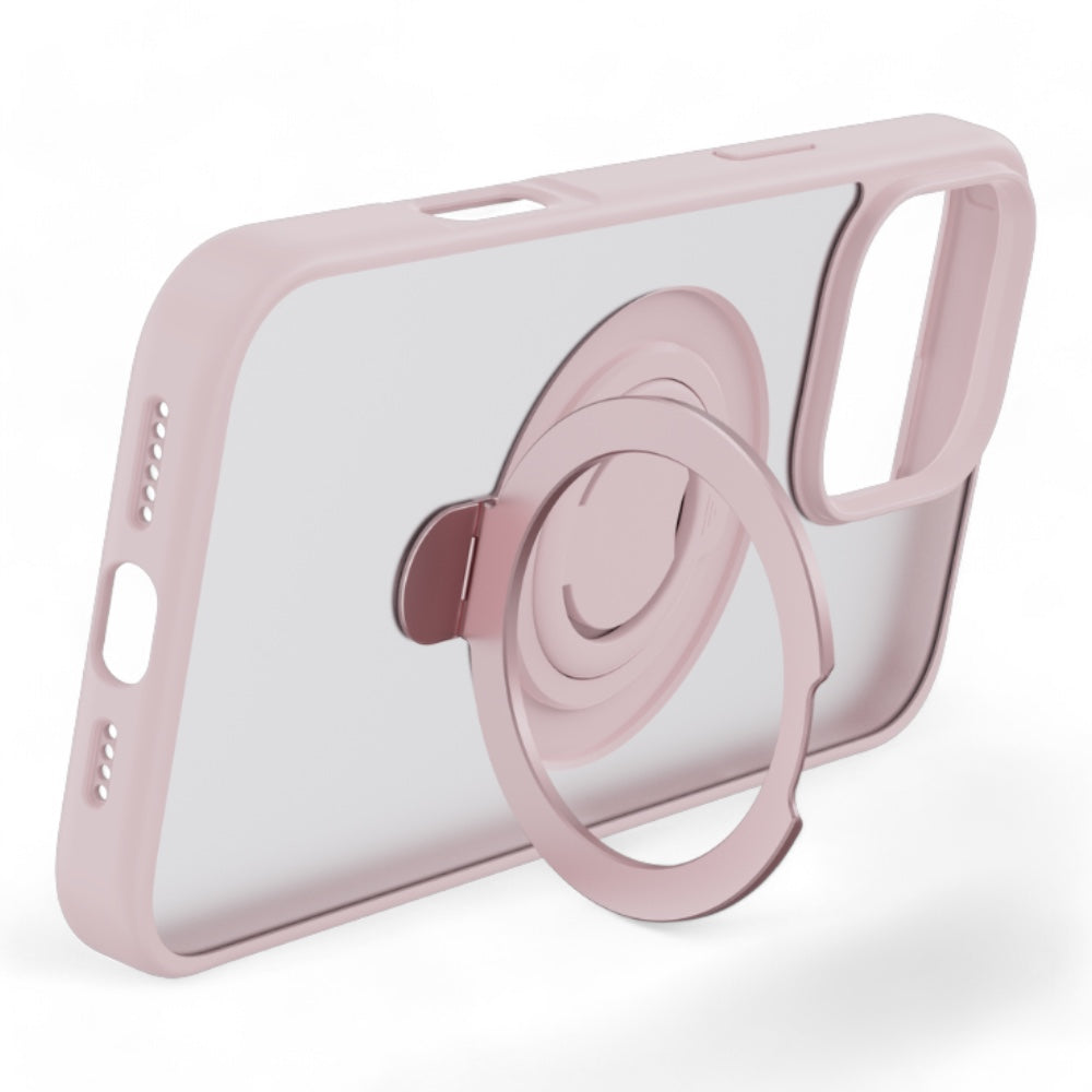 Estuche Devia MagSafe iPhone 16 Pro Fucsia · Delight With Bracket — foto 6
