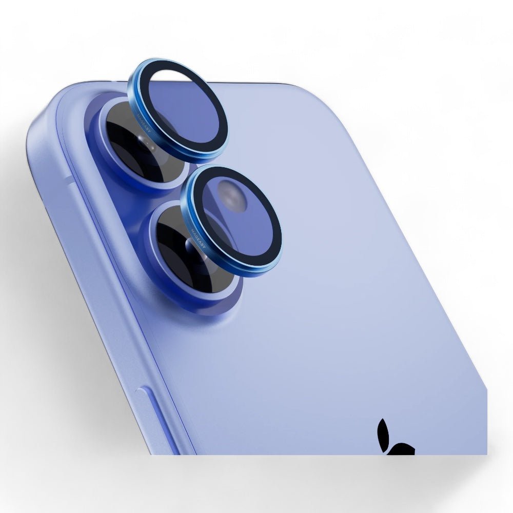 Accesorio MagEasy Vidrio Templado Cámara iPhone 16 Lenz Sapphire Lens Protector For 2024 iPhone 2 Lenses / 2 Lenses Large Color Azul — foto 2