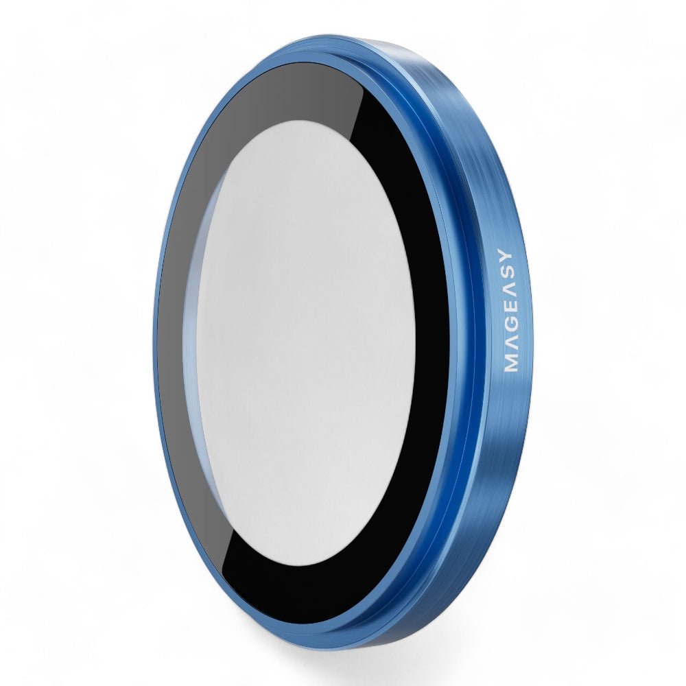 Accesorio MagEasy Vidrio Templado Cámara iPhone 16 Lenz Sapphire Lens Protector For 2024 iPhone 2 Lenses / 2 Lenses Large Color Azul — foto 3