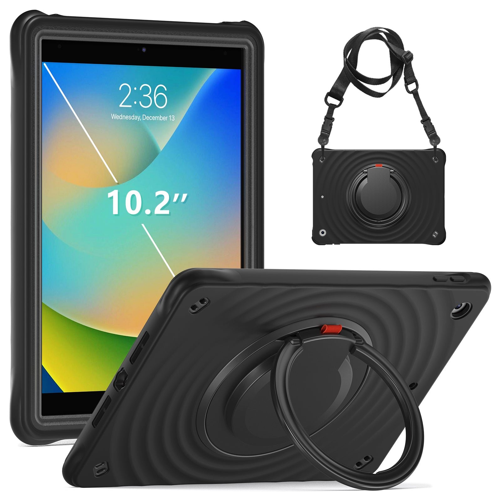 Estuche Chief Engineer B Series Modelo iPad 10.2 Color Negro con Strap — foto 2