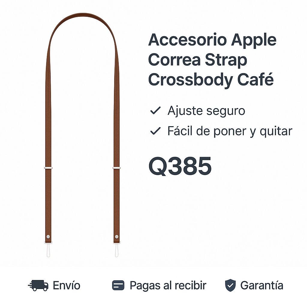 Accesorio Apple Correa Strap Crossbody Cafe — foto 8