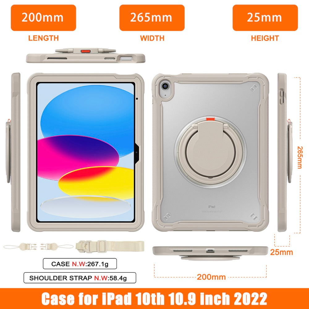 Estuche Popeye B Series Modelo iPad 10 Th Color Beige sin Strap — foto 8