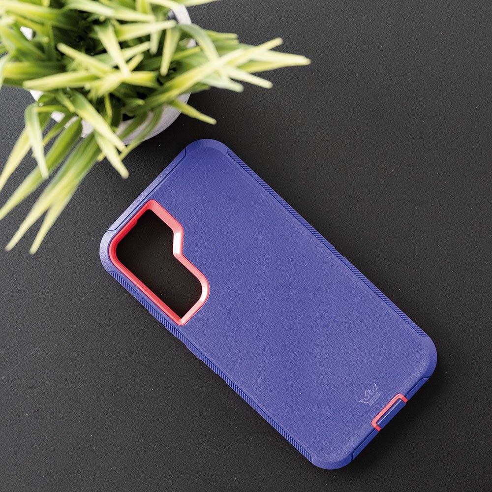 Case El Rey Defender | Samsung S22 | Morado/rosado — foto 3