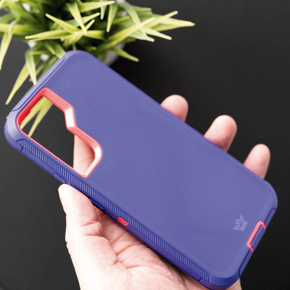 Case El Rey Defender | Samsung S22 | Morado/rosado — foto 7