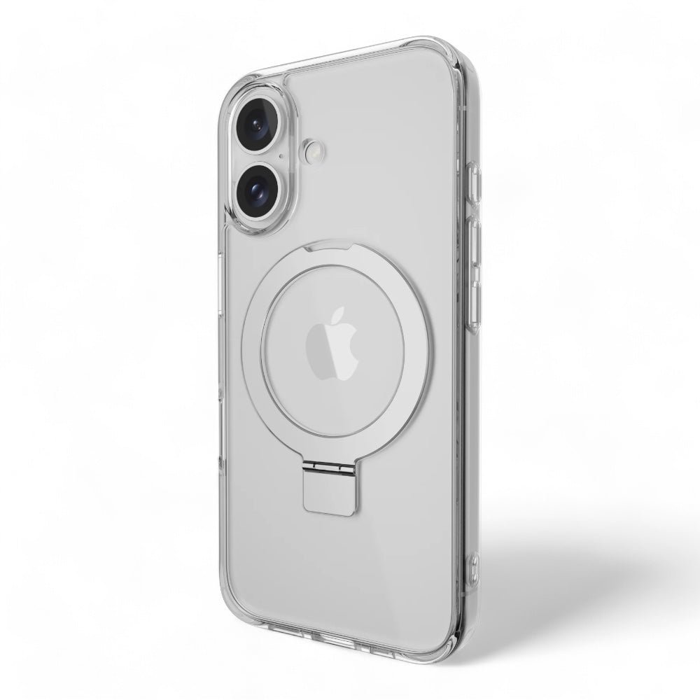 Estuche SwitchEasy Magstand iPhone 16 Magstand M Stand Guard Protective Case Color Transparente — foto 2