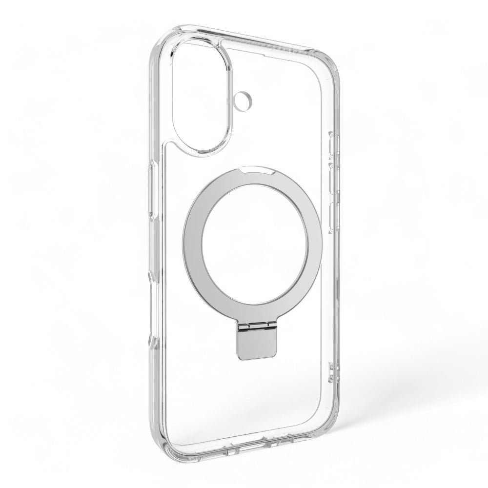 Estuche SwitchEasy Magstand iPhone 16 Magstand M Stand Guard Protective Case Color Transparente — foto 3