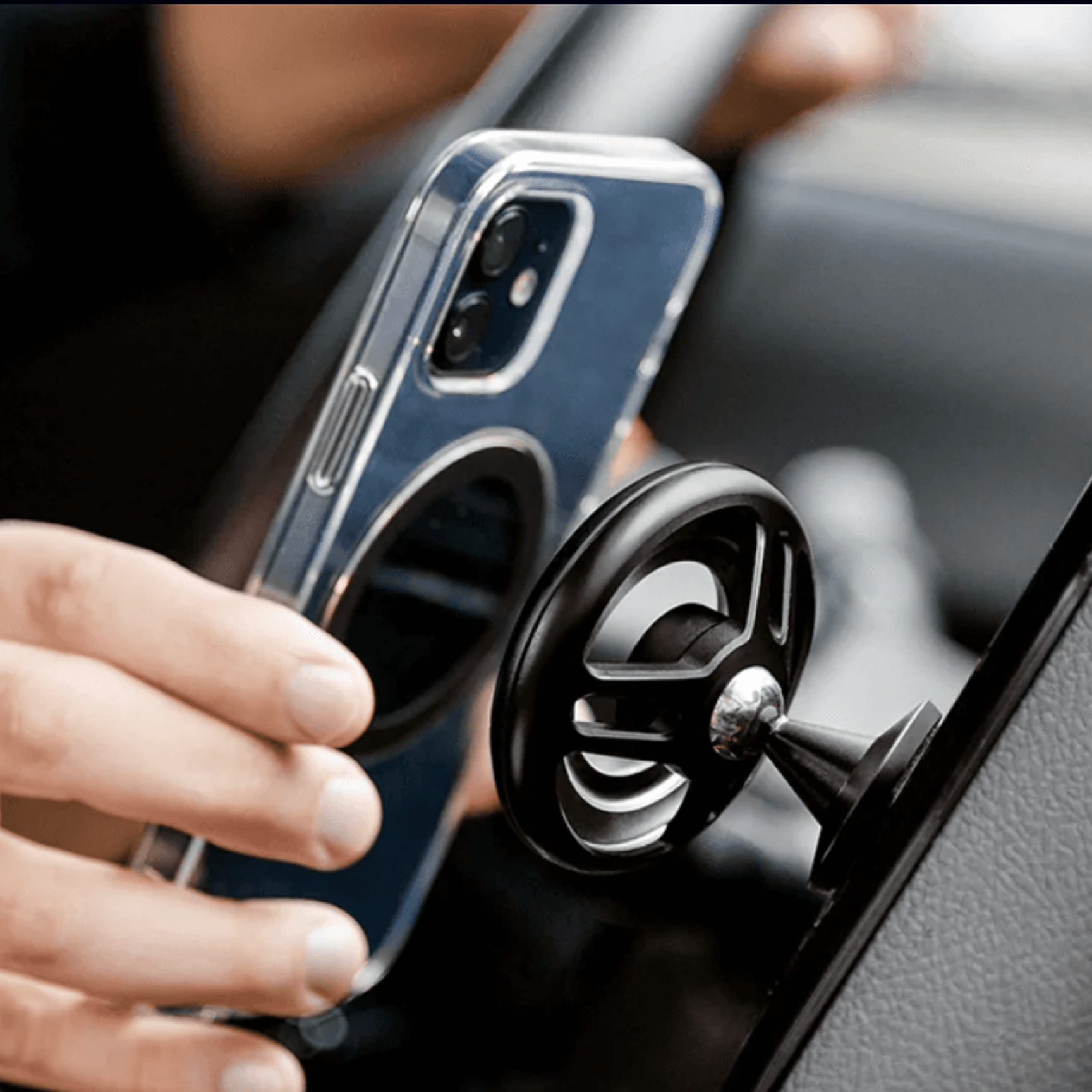 Accesorio SwitchEasy Carro Magmount Magnetic Backet para Color Negro — foto 8
