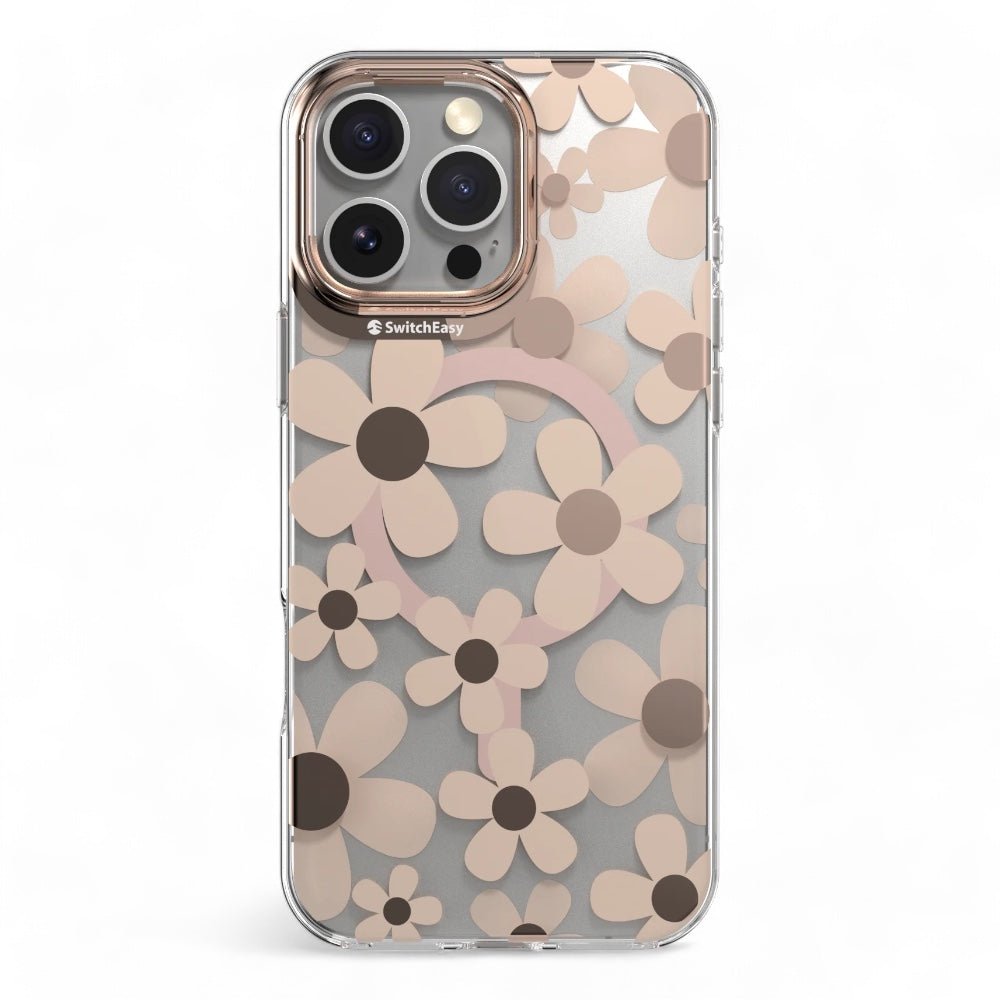 Estuche SwitchEasy Skin iPhone 16 Pro Fleur M 3d Patterned Shockproof Case Ros_ Color Rosado Arena