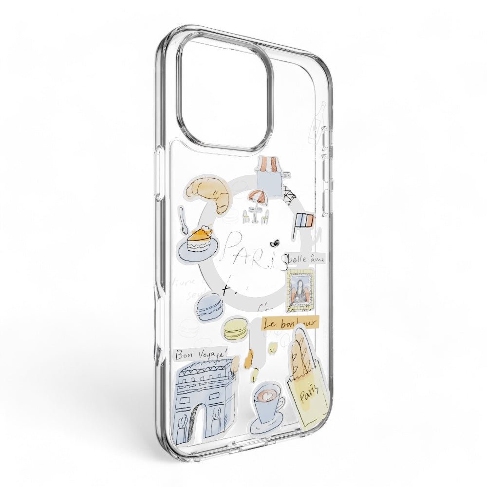 Estuche SwitchEasy Skin iPhone 16 Pro Style M Pattern Shockproof Case Paris Color Multicolor — foto 3