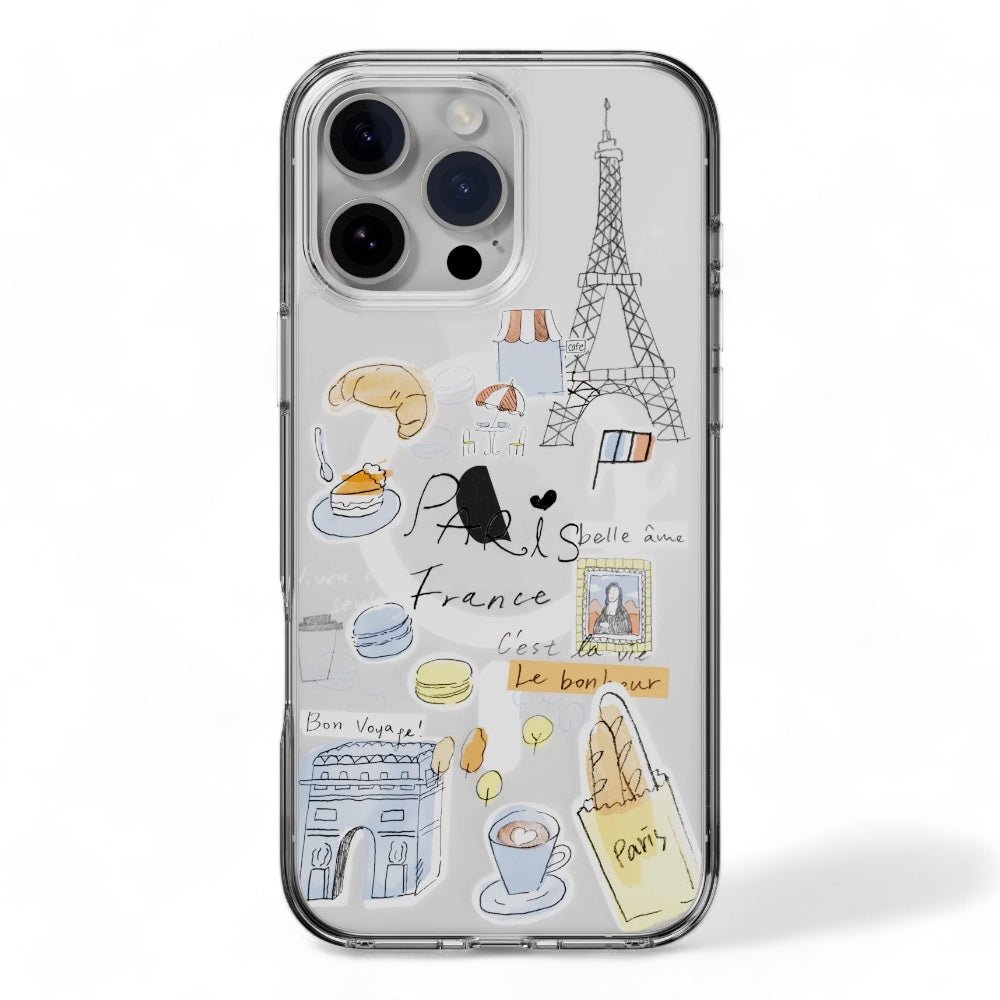 Estuche SwitchEasy Skin iPhone 16 Pro Style M Pattern Shockproof Case Paris Color Multicolor