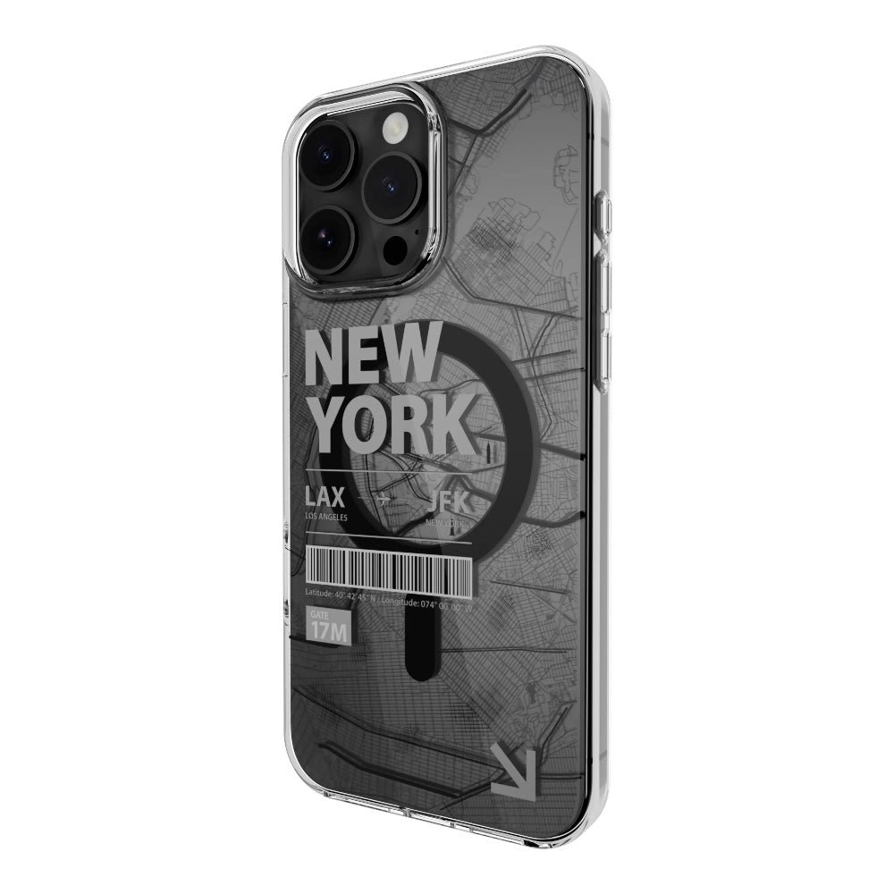 Estuche SwitchEasy Skin iPhone 16 Pro Urban M 3d Patterned Shockproof Case For 2024 iPhone 3 Lenses Nyc Color Multicolor — foto 2