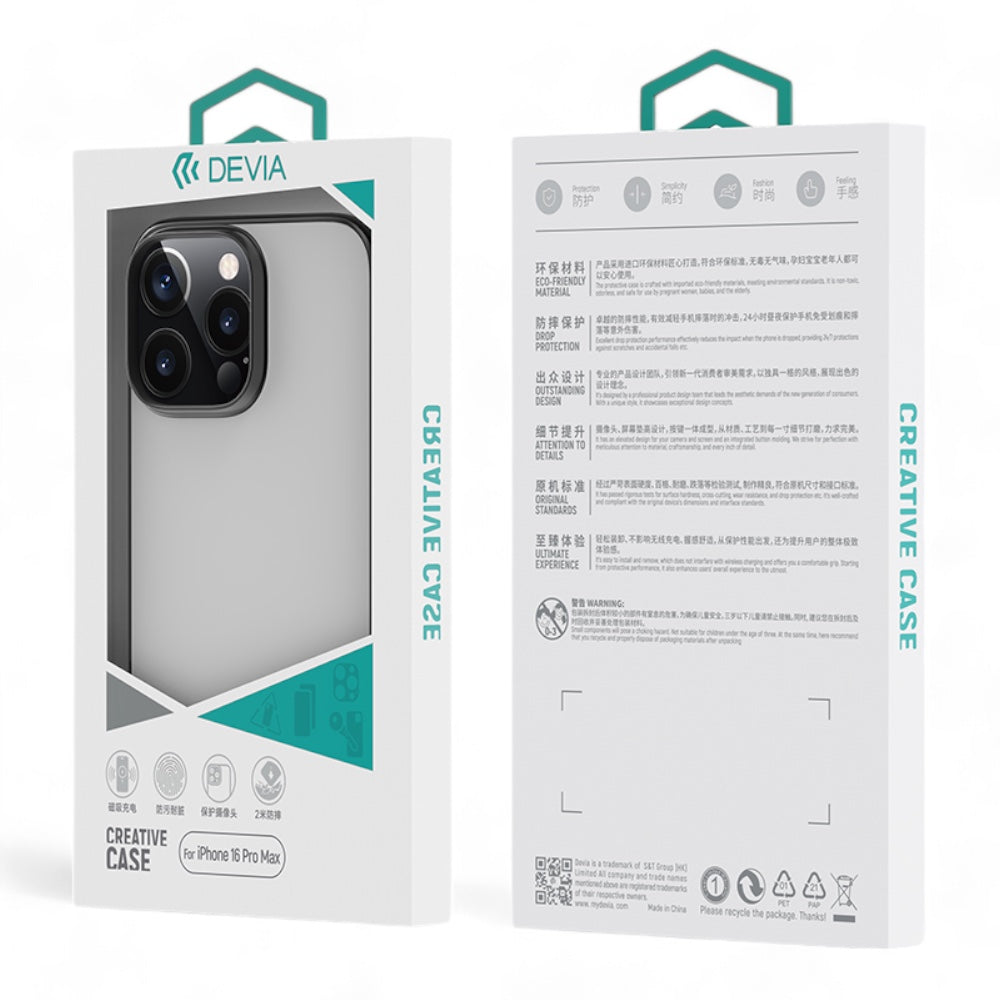 Estuche Devia Skin iPhone 16 Pro Max Glimmer Negro — foto 5