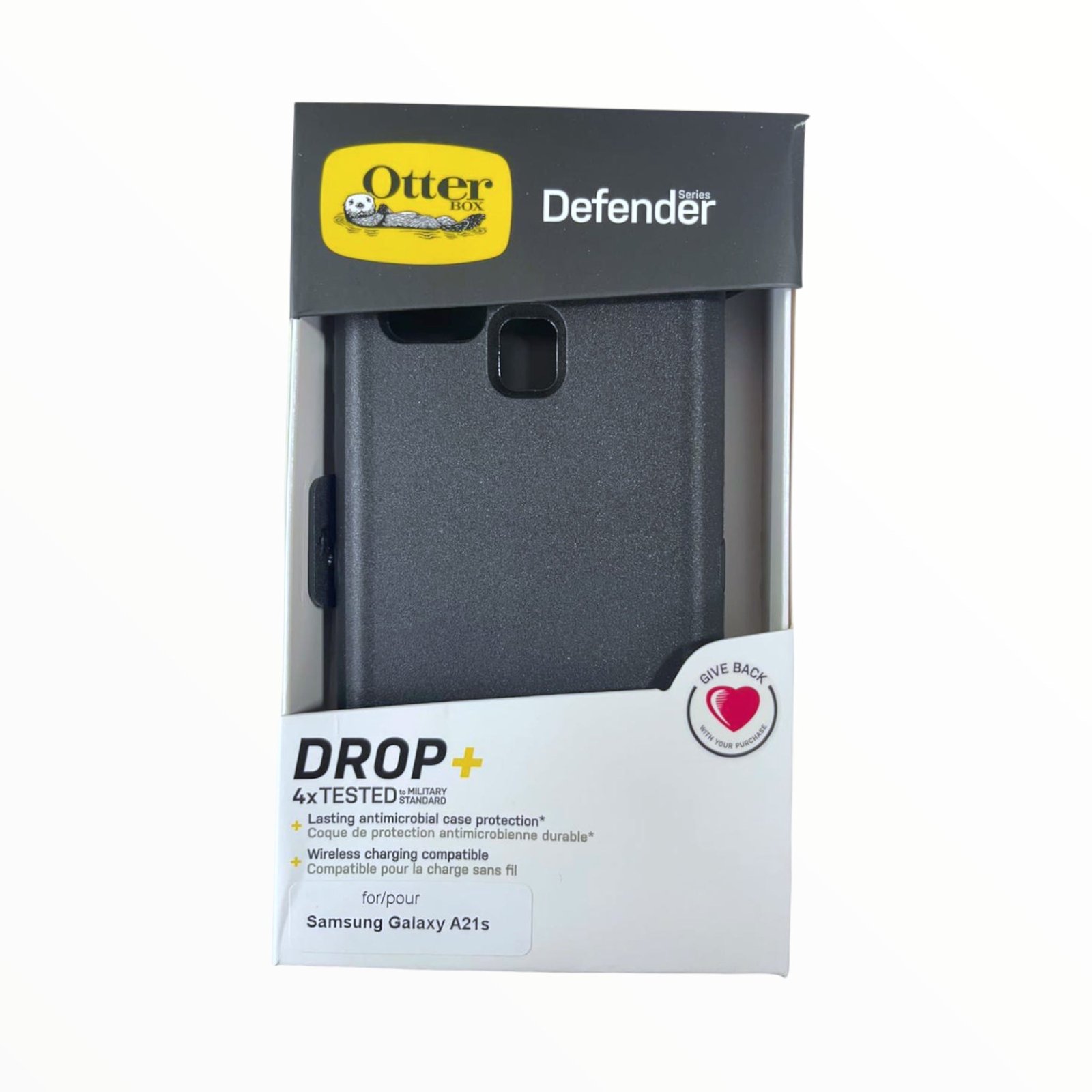 Case OtterBox Defender para Samsung A21s - Negro