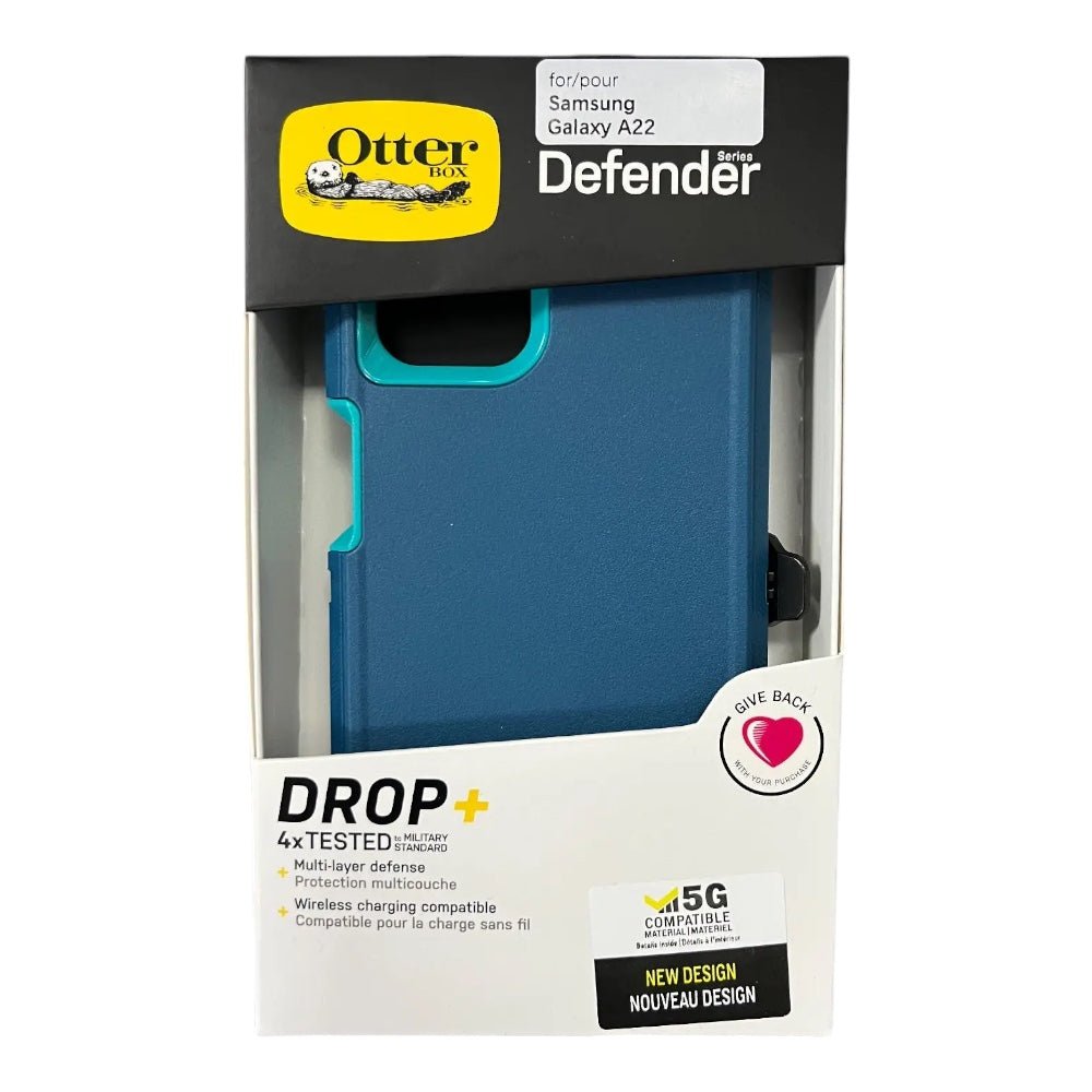 Case OtterBox Defender Turquesa para Samsung A22