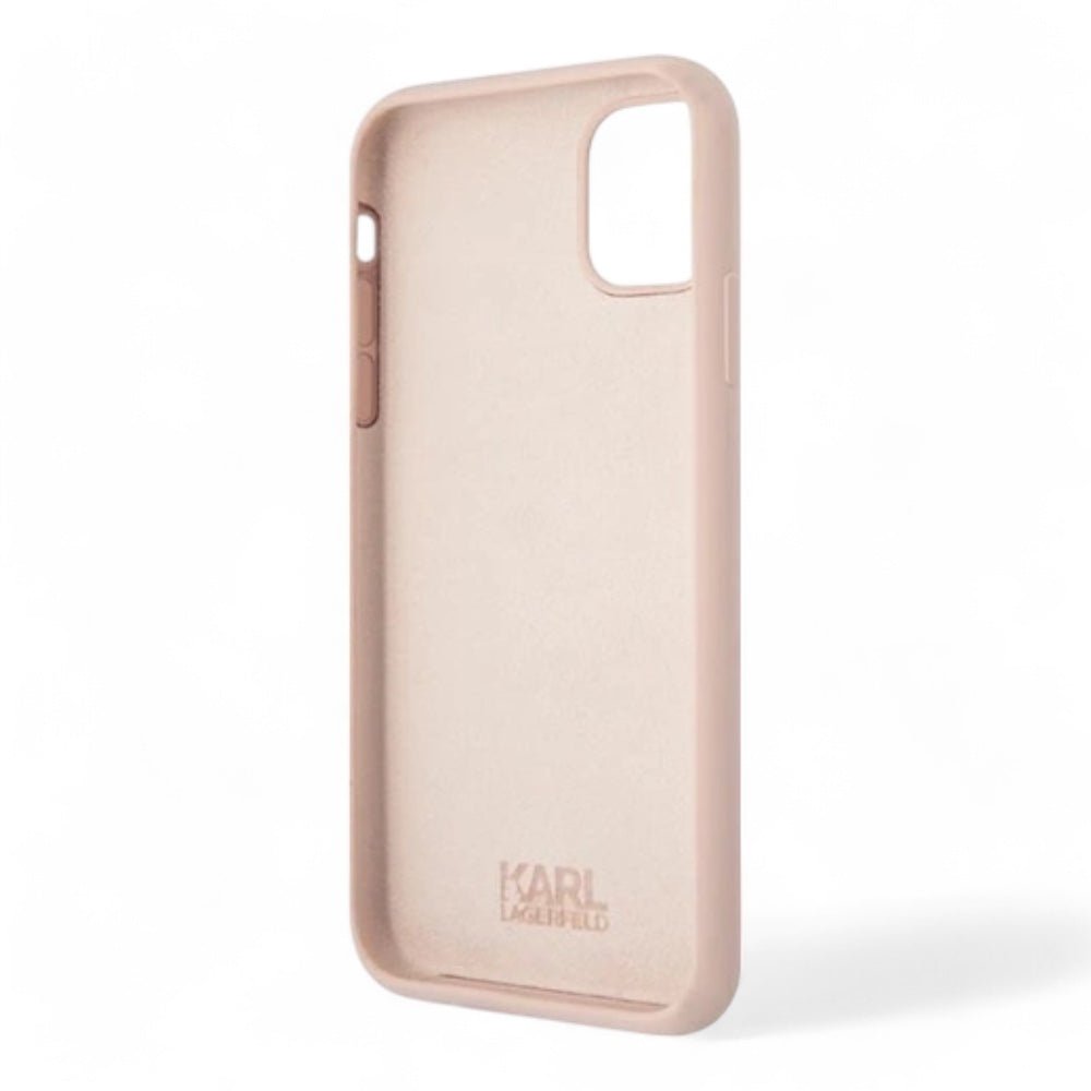 Estuche Karl Lagerfeld Hc Silicone Choupette Head Pink iPhone 11 Color Rosado — foto 3