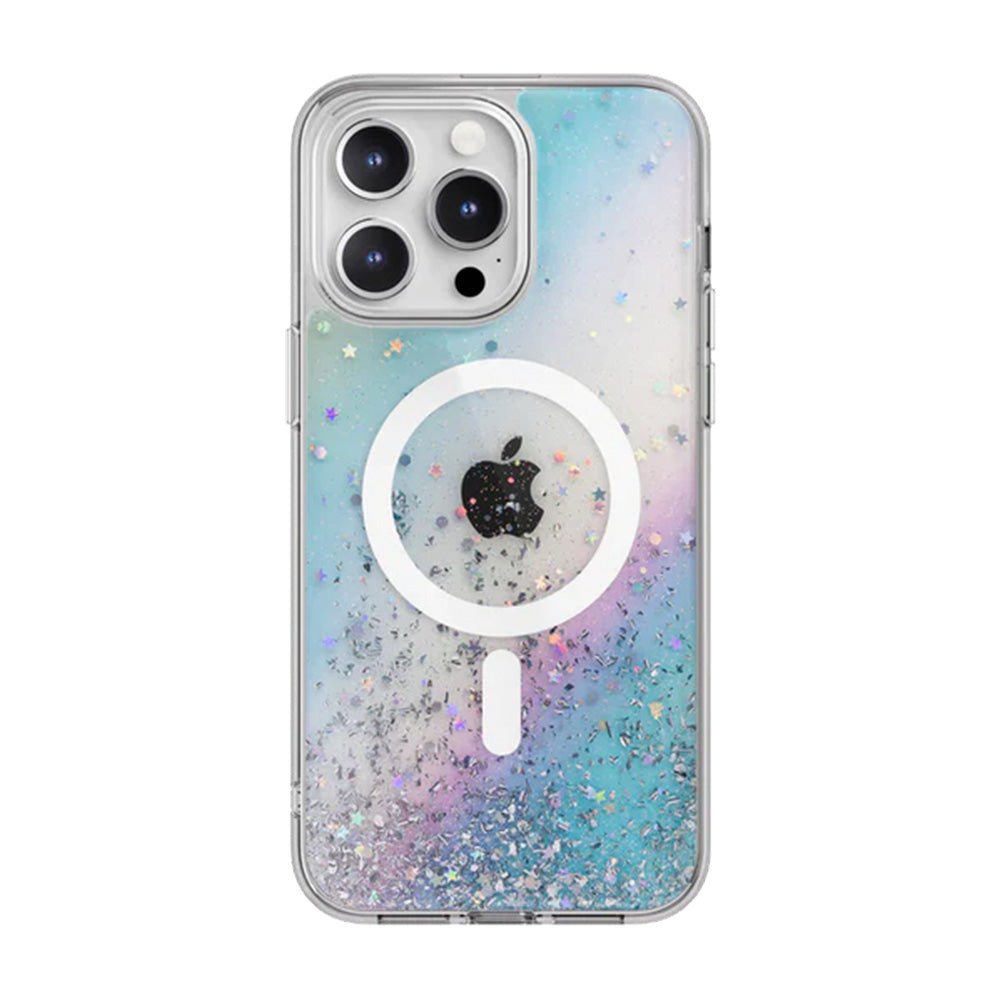 Estuche SwitchEasy Starfield iPhone 15 Pro MagSafe Galaxy Color Multicolor
