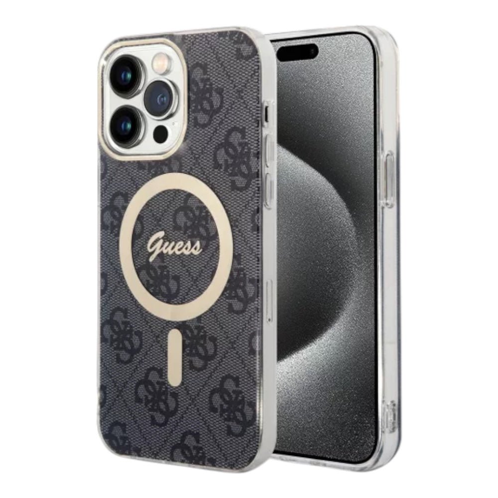 Estuche GUESS Hc MagSafe Negro para iPhone 15 Pro Max