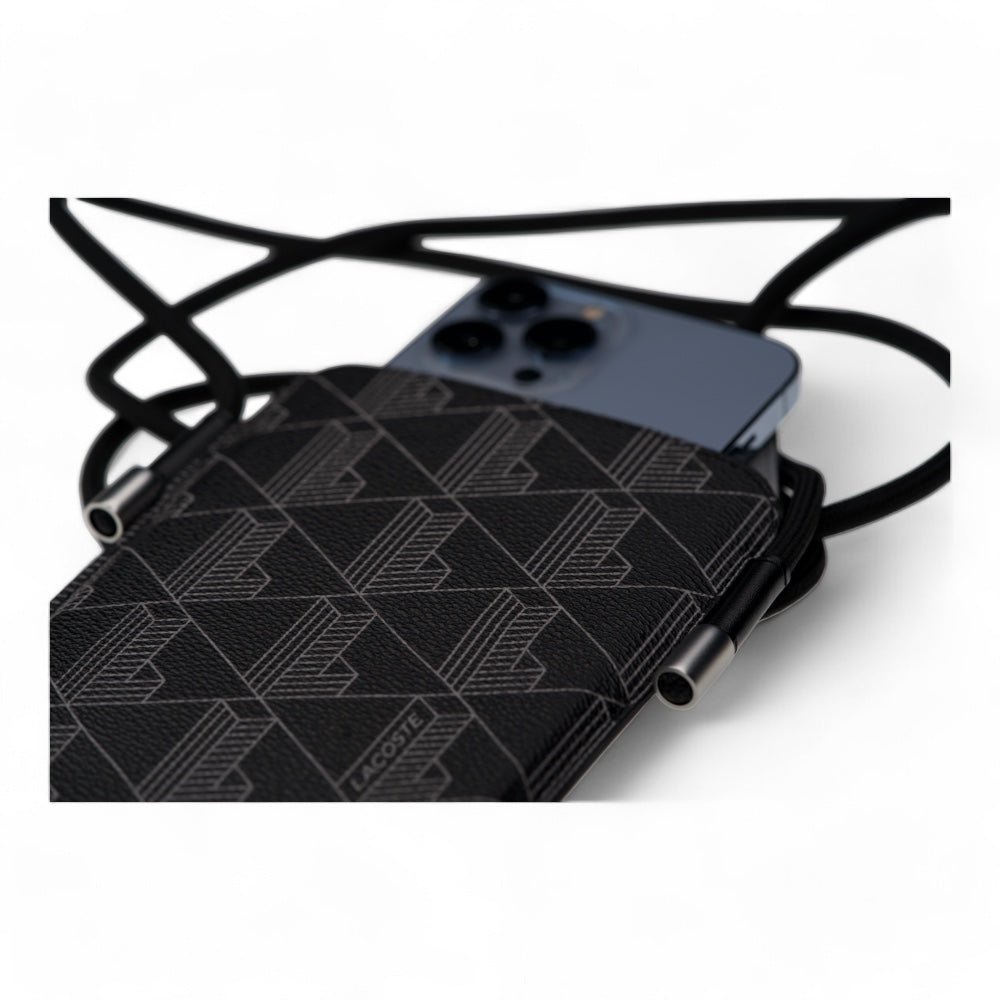 Estuche Lacoste Skin Bolsa Universal Negro — foto 3