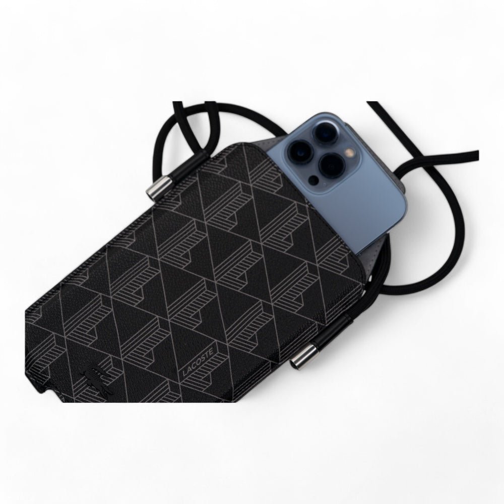 Estuche Lacoste Skin Bolsa Universal Negro