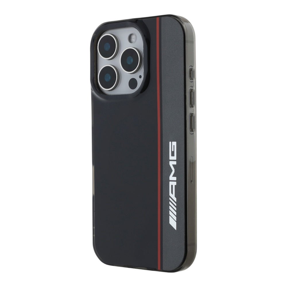 Estuche Amg Skin iPhone 16 Pro MagSafe Case Double Layer Bow Lines Black Color Negro — foto 4