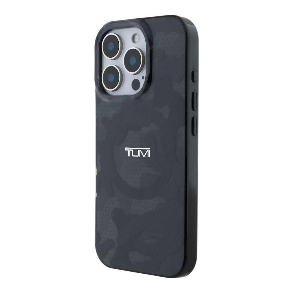 Estuche Tumi Skin iPhone 16 Pro Tumi Hc Double Layer Pc/tpu MagSafe Camo Print Color Gris — foto 3