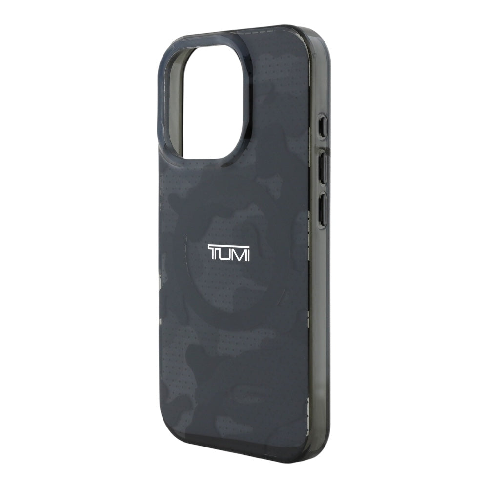 Estuche Tumi Skin iPhone 16 Pro Tumi Hc Double Layer Pc/tpu MagSafe Camo Print Color Gris — foto 6
