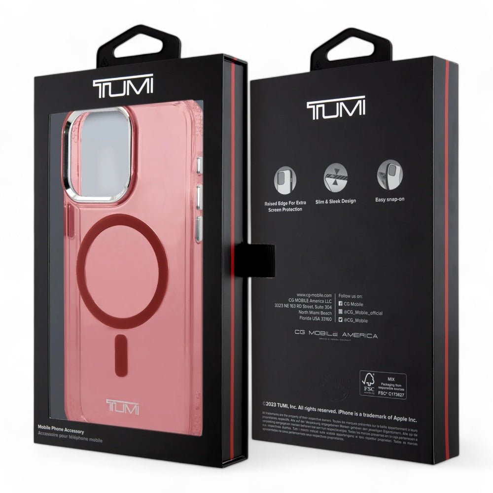 Estuche Tumi Hc MagSafe Transparent Pink para iPhone 15 Pro Max — foto 4